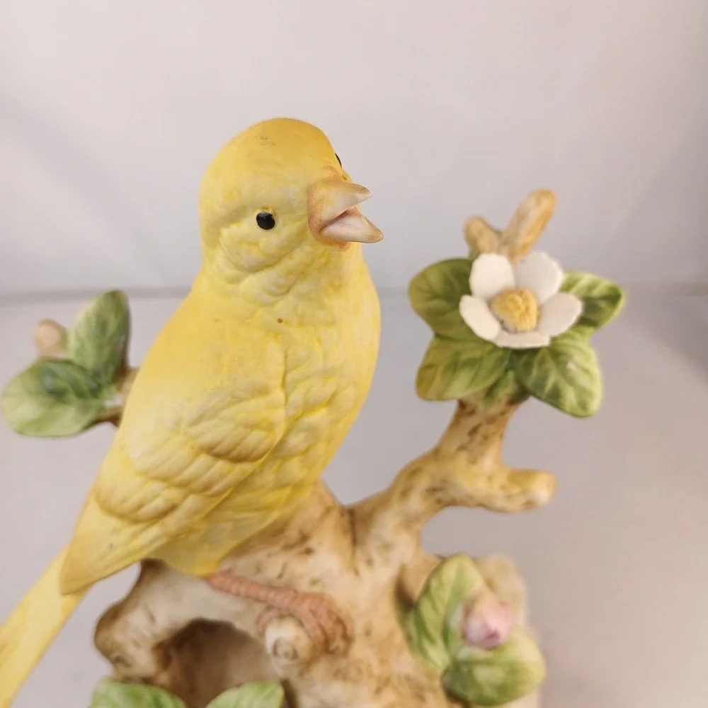 Vintage Gorham Japan Yellow Canary Music Box Tune 